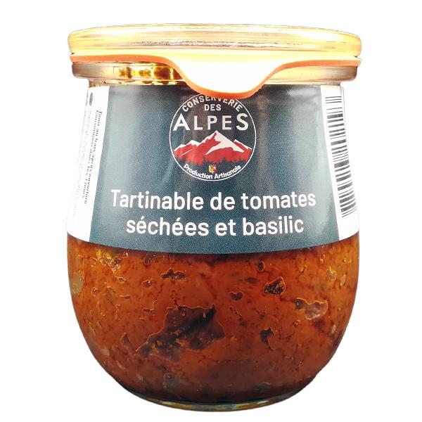 Découvrez l'excellence et l'authenticité de notre Tartinable de Tomates Séchées, une création culinaire qui éveillera vos sens. Préparé avec soin dans notre conserverie artisanale, ce tartinable incarne la passion pour les ingrédients de qualité et le savoir-faire traditionnel. Notre recette met à l'honneur les tomates séchées, sélectionnées avec rigueur pour leur goût intensément sucré et leur texture fondante. Chaque tomate est cueillie à maturité et séchée lentement au soleil, préservant ainsi toute sa saveur et son arôme. Cette explosion de goût est ensuite sublimée par une pulpe de tomates de choix, apportant une fraîcheur et une onctuosité inégalées. Le basilic et le thym, herbes aromatiques emblématiques de la cuisine méditerranéenne, viennent enrichir notre tartinable de leur parfum envoûtant. Ces ingrédients ajoutent une note de fraîcheur et une harmonie subtile de saveurs qui éveillent vos papilles à chaque bouchée. L'huile d'olive extra vierge, nectar précieux et symbole de la gastronomie méditerranéenne, apporte une touche de raffinement à notre tartinable. Elle permet de rehausser les saveurs, de sublimer les ingrédients et de donner une texture veloutée à chaque cuillerée. Notre Tartinable de Tomates Séchées est le compagnon idéal pour vos apéritifs gourmands. Étalez-le généreusement sur des tranches de pain croustillant ou accompagnez-le de crackers, pour une explosion de saveurs en bouche. Il peut également être utilisé comme base pour vos tartes, pizzas ou autres créations culinaires, ajoutant une touche de soleil à vos recettes. En choisissant notre Tartinable de Tomates Séchées, vous optez pour un produit artisanal, respectueux de l'environnement et des traditions culinaires. Nous nous engageons à privilégier les ingrédients issus de l'agriculture durable et à préserver l'authenticité des saveurs. Découvrez dès maintenant la magie de notre Tartinable de Tomates Séchées et laissez-vous emporter par cette explosion de saveurs ensoleillées. Offrez-vous un voyage gustatif en Méditerranée, sans quitter votre table. Commandez dès maintenant notre Tartinable de Tomates Séchées et apportez une touche de sophistication à vos moments de convivialité. Créez des instants inoubliables en partageant ce trésor culinaire avec vos proches. Ne manquez pas l'occasion de déguster notre Tartinable de Tomates Séchées, véritable invitation à la gourmandise et à l'évasion culinaire. Faites de votre assiette une explosion de saveurs et découvrez pourquoi ce tartinable est devenu un incontournable de notre conserverie artisanale.